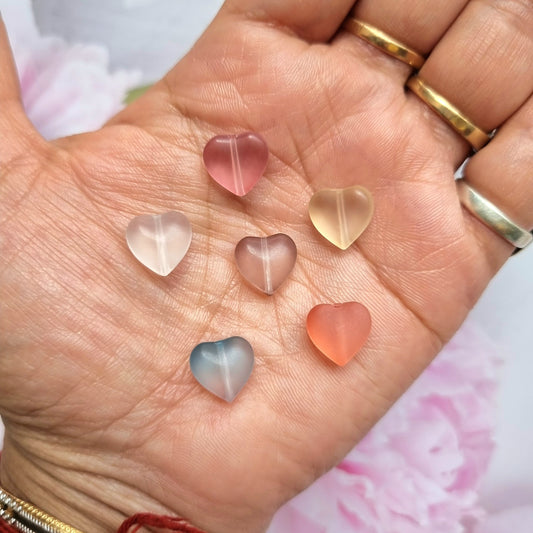 Glass Beads - Heart