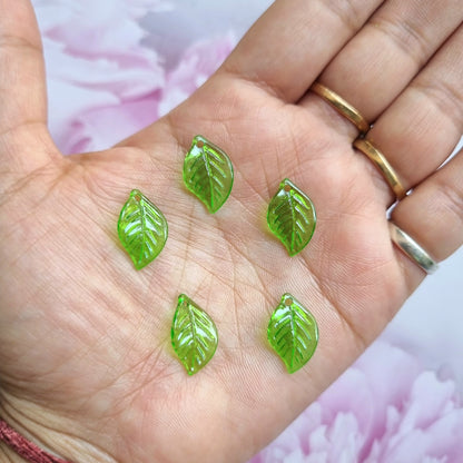 Acrylic Transparent Leaf (Pale Green)