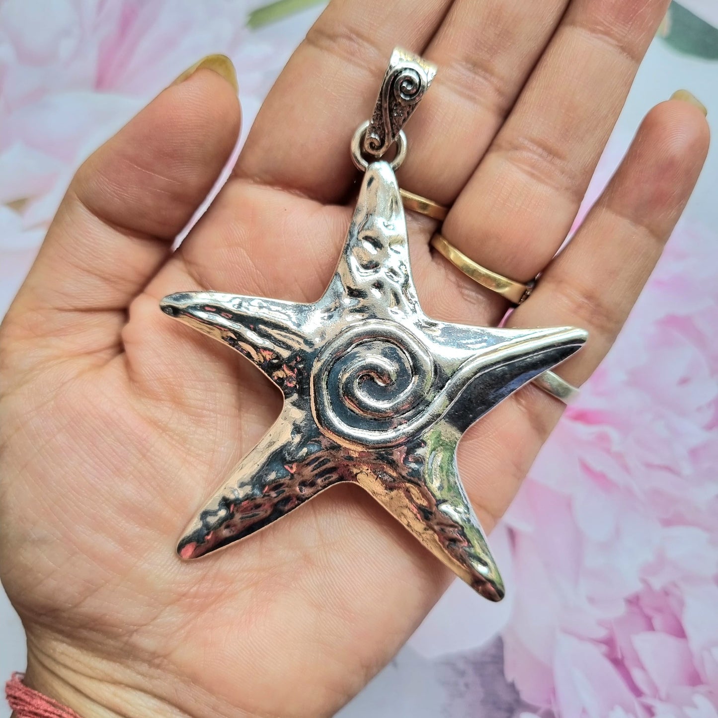 Silver Starfish Pendant