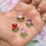 Glass Beads - Tulip
