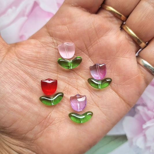 Glass Beads - Tulip