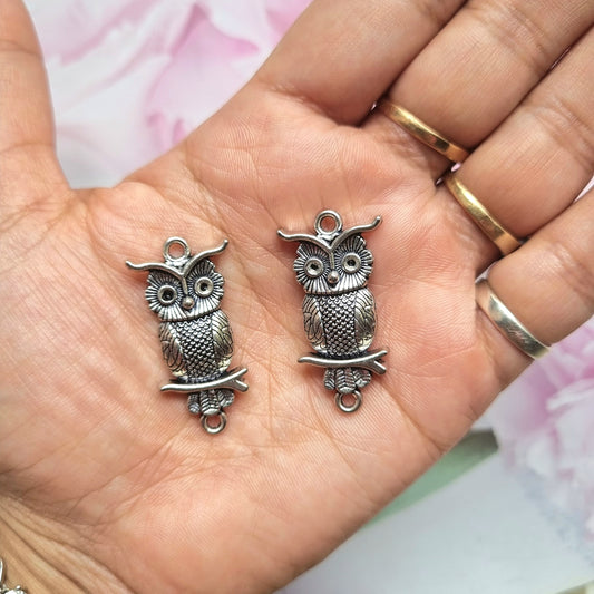 Metal Charms - Owl Connecot