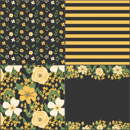 Paper Pack - Yellow Blooms