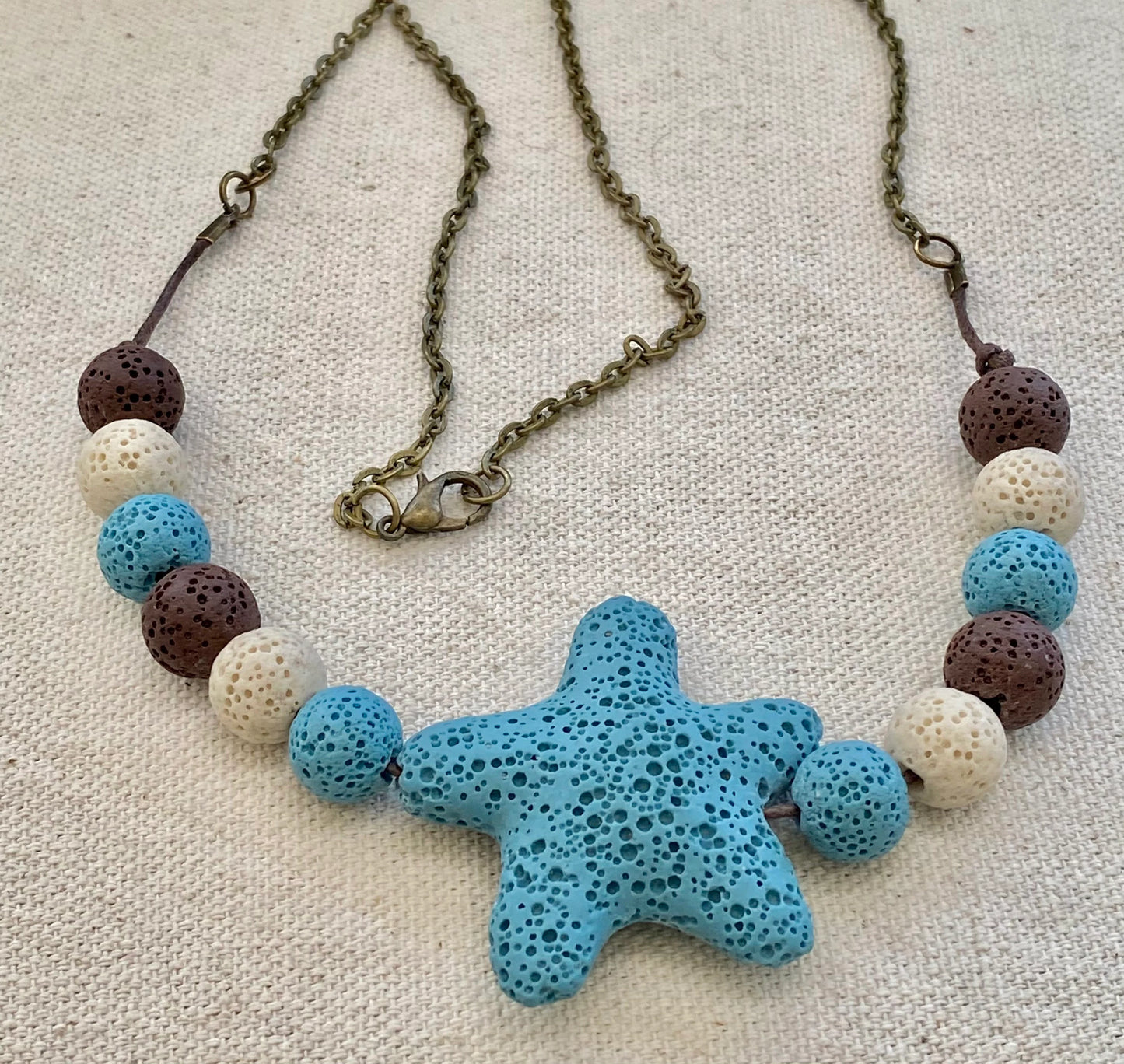 Lava Star Beads