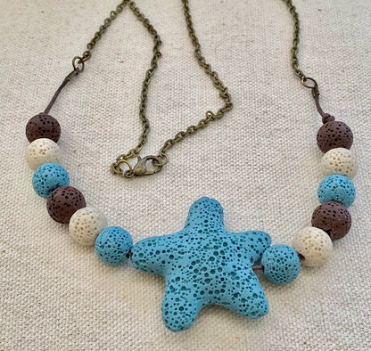 Lava Star Beads