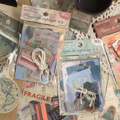 Places To Explore Stickers set