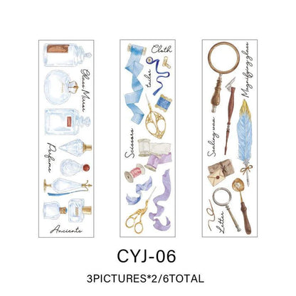 Plant and Butterfly PET Sticker
