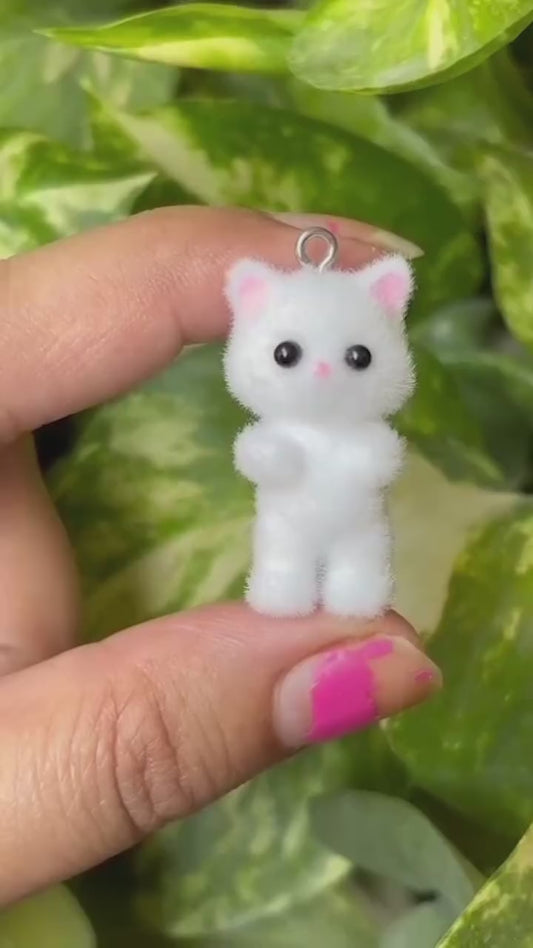 Flocky Cat | Resin Charms