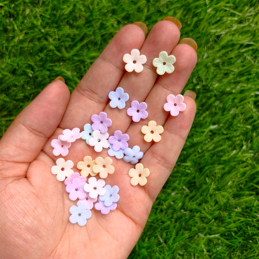 Pastel Flower Caps