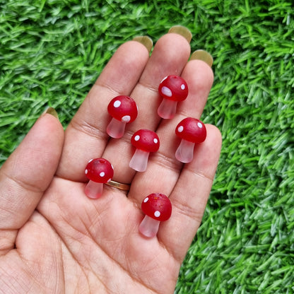 Premium Glass Beads - Frost Mushroom